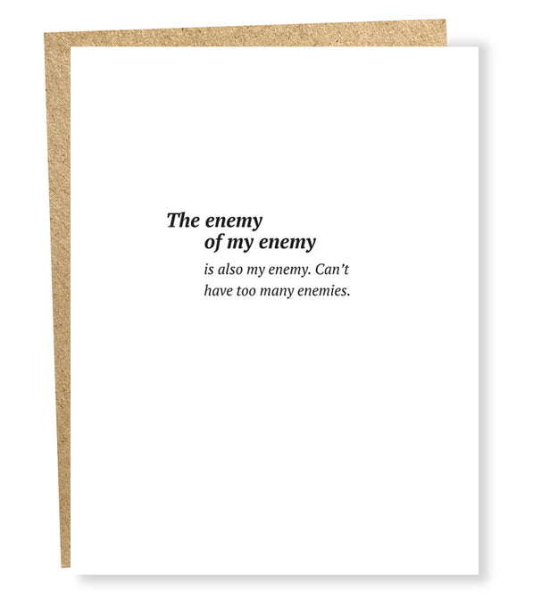 Enemy card