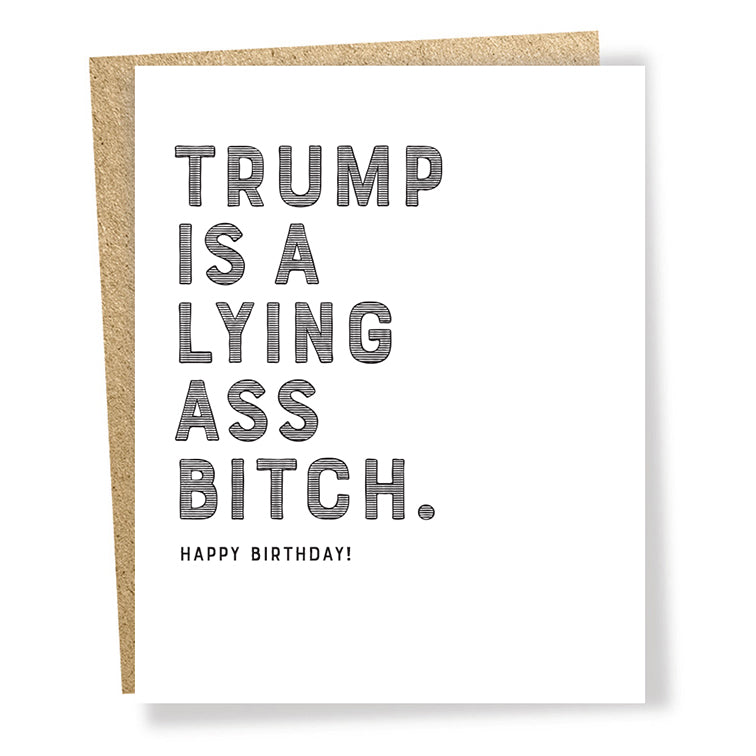 trump bitch card