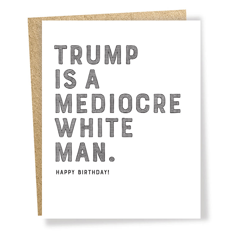 trump mediocre card