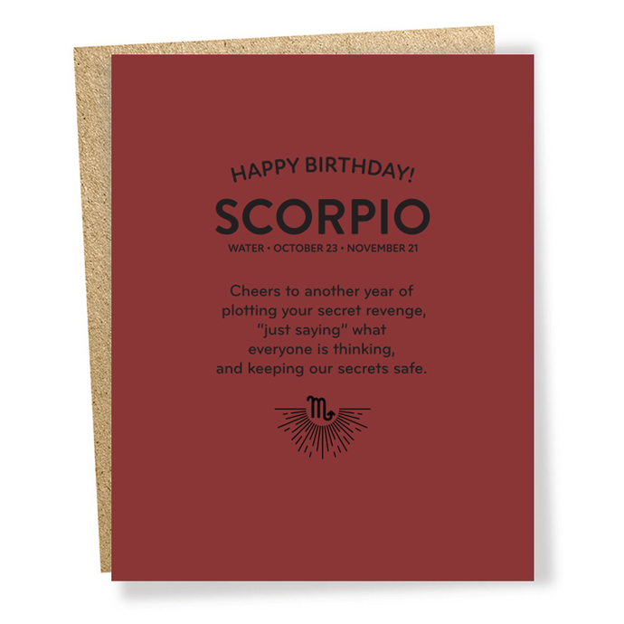 scorpio card