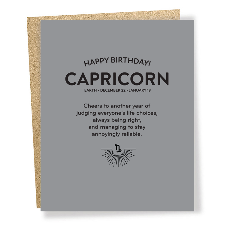 capricorn card