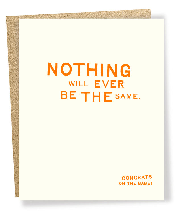 Nothing card