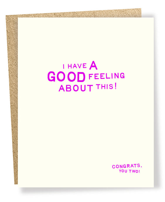 Good Feeling card