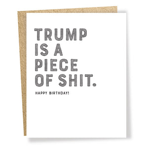 trump shit card