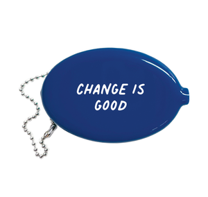 change is good coin pouch