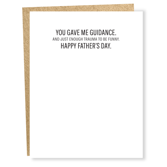 guidance card