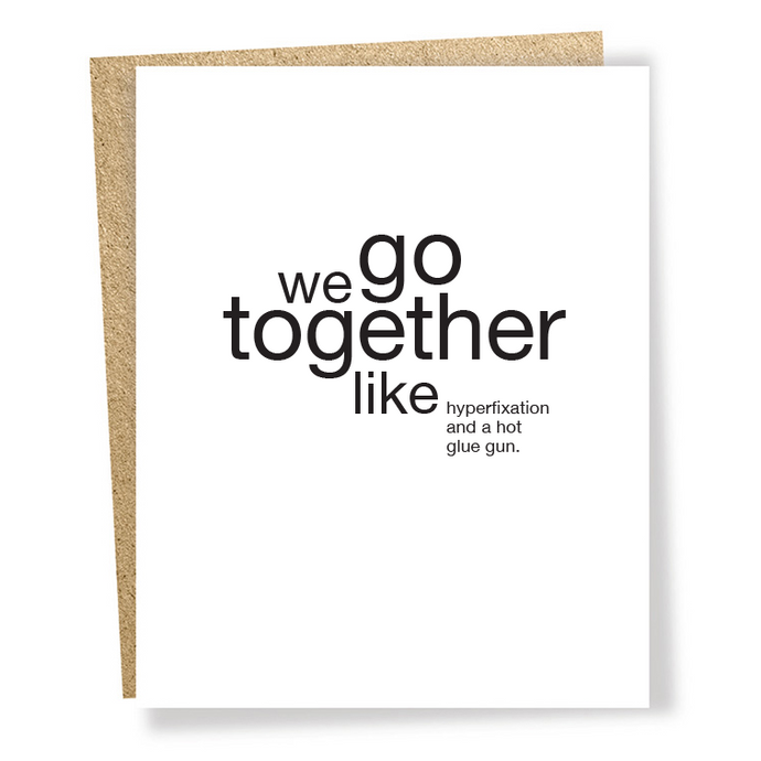 hyperfixation/glue card