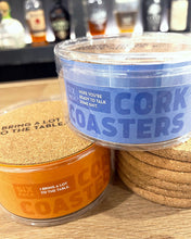 Load image into Gallery viewer, Check Yourself Cork Coaster SIX-PACK