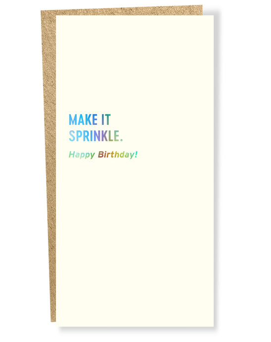sprinkle cash card