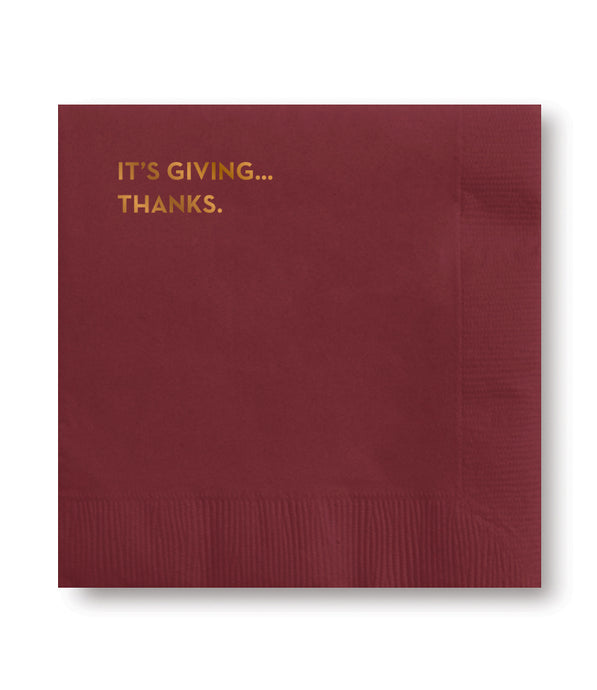 Giving Thanks Napkins