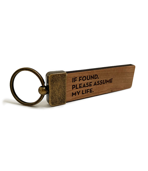 assume life key tag