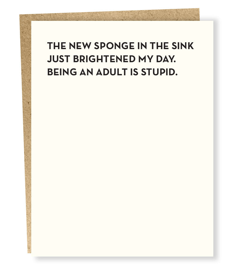 sponge card – Sapling Press