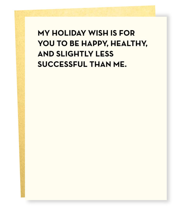 holiday wish card