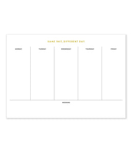 different day desk pad