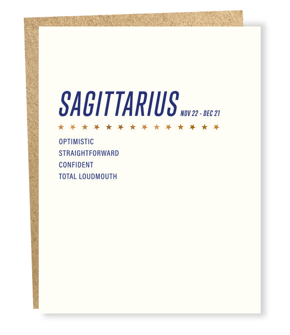 sagittarius card