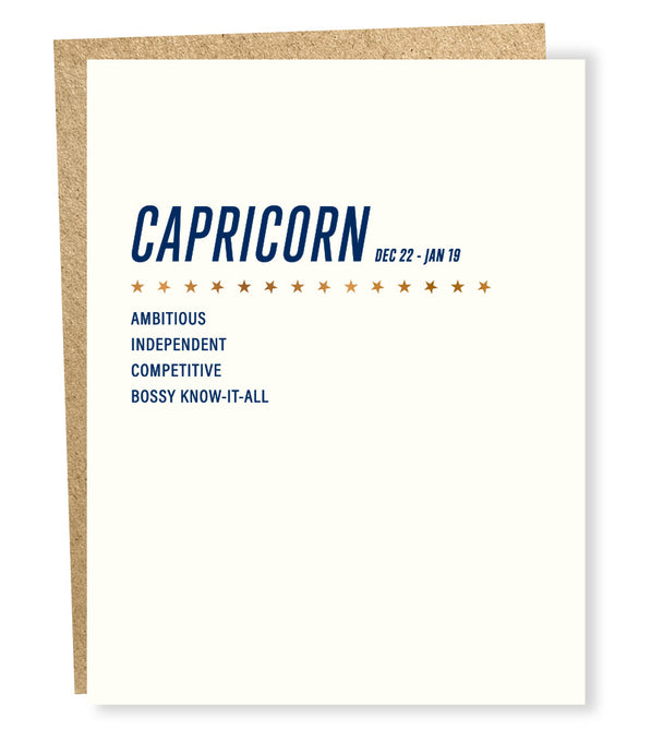 capricorn card
