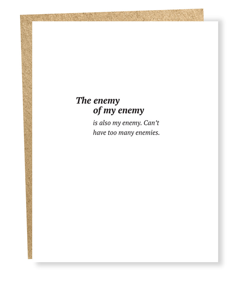 Enemy card