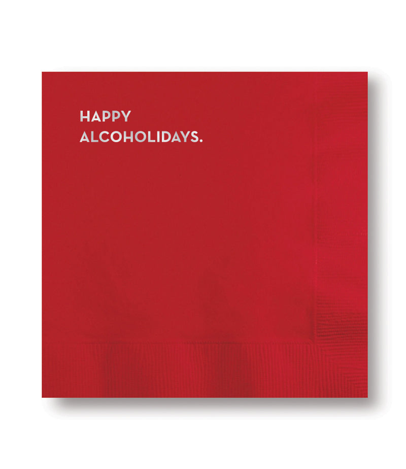 alcoholidays napkins