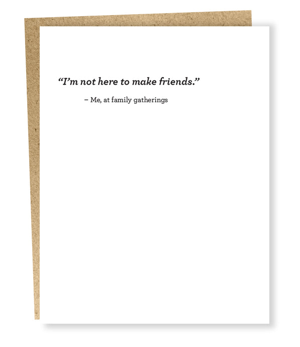make friends card