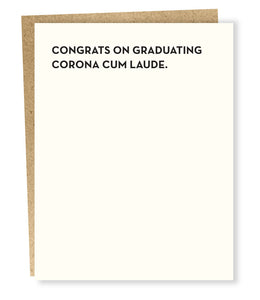 corona cum laude card