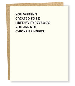 chicken fingers card