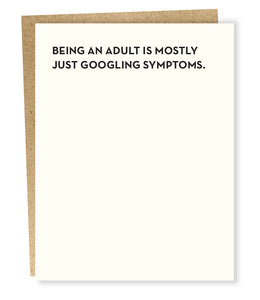 symptoms card